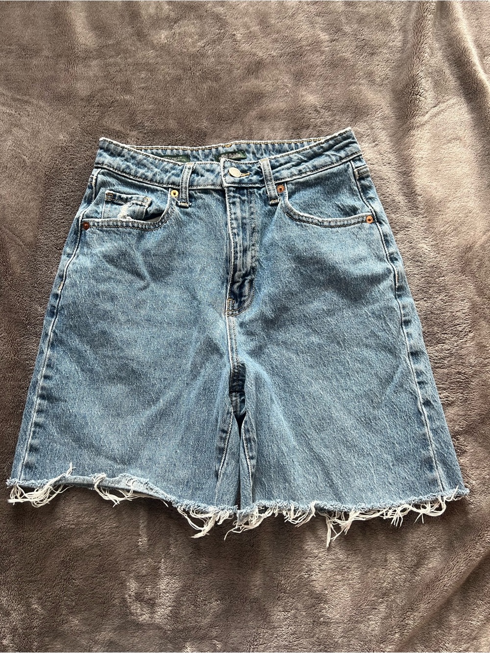 wild fable Light Blue High-Rise Denim Shorts